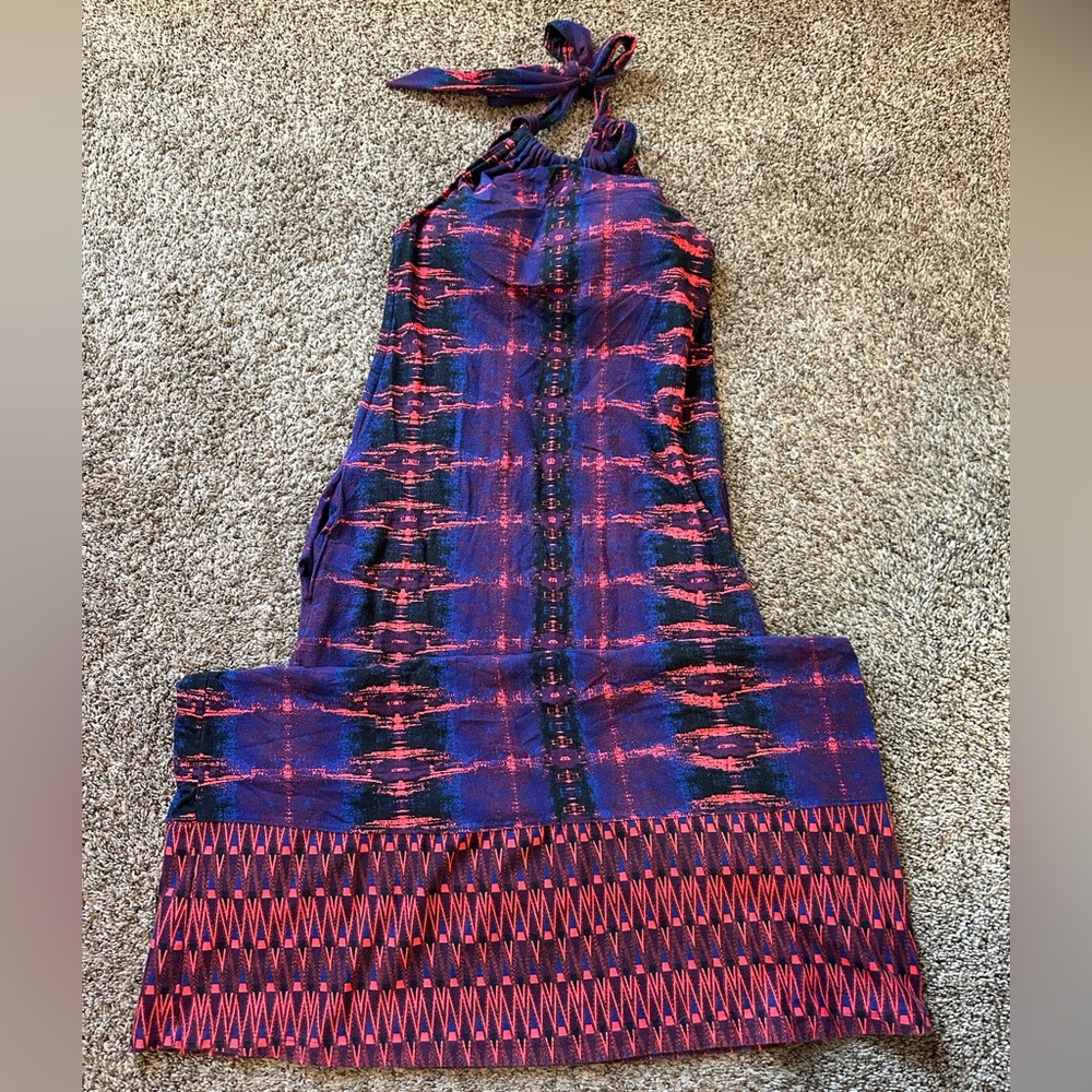 Athleta Maxi Halter Dress